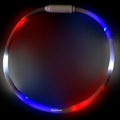 27" Red/White/Blue LED Light-Up Necklace
